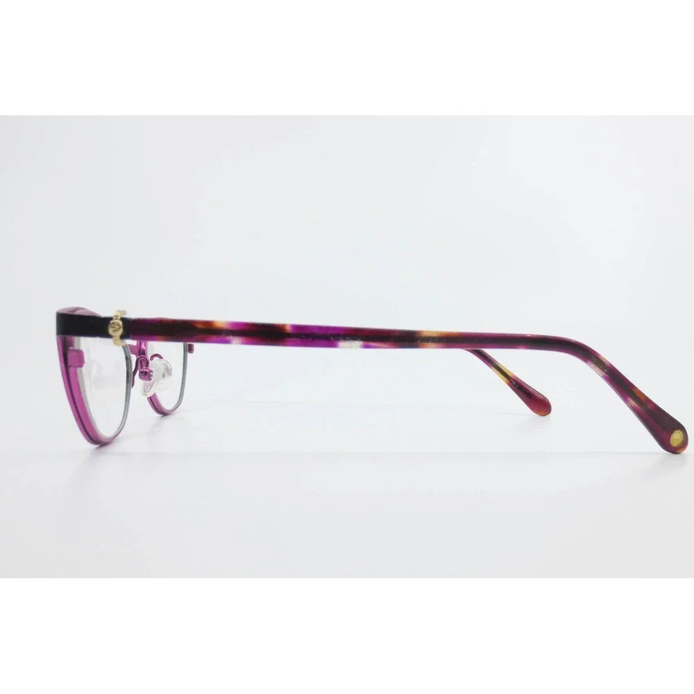 Lilly Pulitzer Morada Black Purple Tortoise Cat Eye Eyeglasses Frames 48-16-138